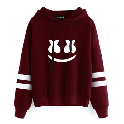 

New Fashion Women Dj Marshmello Hoodie Casual Pullover Sweatshirt Long Sleeve Printing Hoody Hoodie