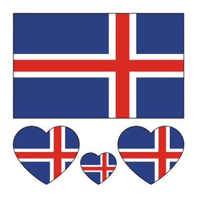 

Environmental Protection Waterproof&Anti-sweat National Flag Tattoos Stickers Football Fan Sticker