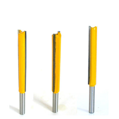 

LongShort 14 Shank Double Flush Straight Template Router Bit Trimming Cutter