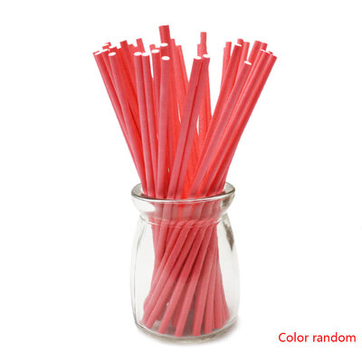 

Solid Lollipop Paper Sticks Food-grade Environmental Protection Sticks Mixed Color Chocolate Candy Supplies