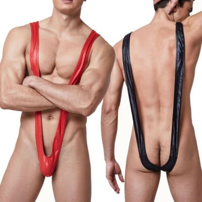 

Hot Men Borat Bodysuit Mankini Thong Underwear Costume Lingerie Fancy Dress
