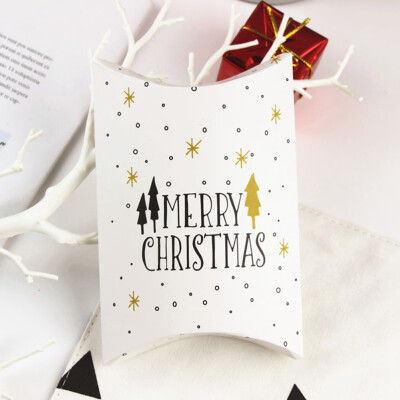 

5Pcs Merry Christmas Candy Bag Kids Gift Packaging Boxes Festival Christmas Party Decoration