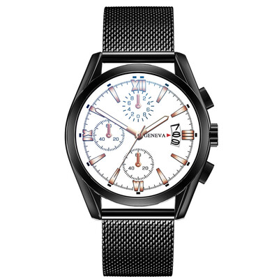 

Gobestart Luxury Watches Quartz Watch Stainless Steel Dial Casual Bracele Watch