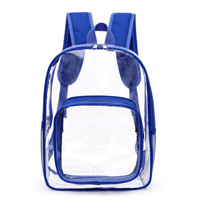 

Transparent School Bags Waterproof Women Travel Backpacks PVC Big Knapsack