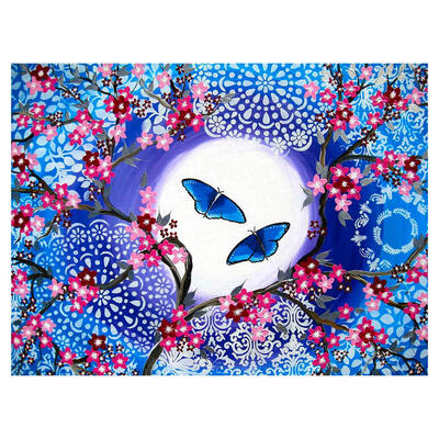 

5D DIY Full Drill Diamond Painting Fantasy Flowers Cross Stitch Embroidery