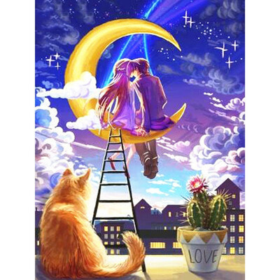 

Full Square Diamond Paintings Cartoon Diamond Embroidery Sale Diamond Mosaic Lover Picture Of Rhinestones
