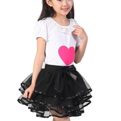 

Summer Baby Girl Skirt With Bow And Ball Gown Suitable For Dancing Competion Having Five Colors