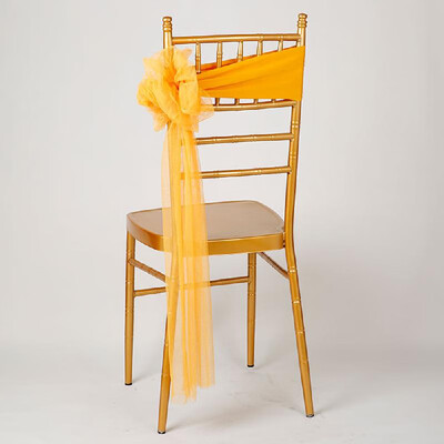 

Chair Sash Bow Elastic Chair Ribbon Back Tie Bands for Wedding Party Ceremony Banquet