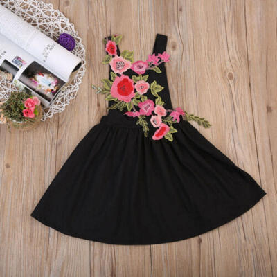 

US Stock Toddler Kids Girls Lace Flower Dress Summer Sundress Party Dresses 1-6Y