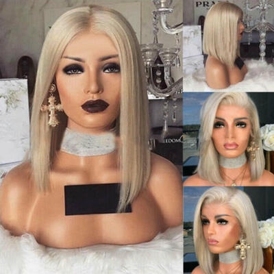 

UK Synthetic Lace Front Blonde HairWigs Brazilian Short Wig Hair Sale