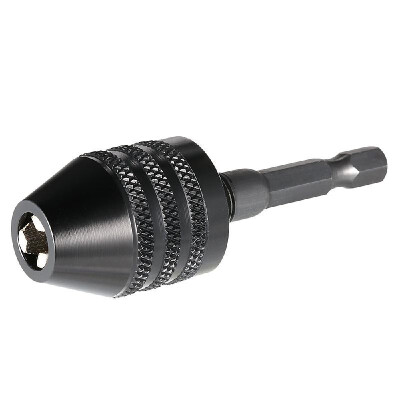 

Mini Portable 06-8mm Electric Grinder Keyless Drill Chuck with 635mm 14" Hex Shank Universal Drill Bit Converter Screwdriver Im