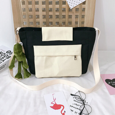 

Ins 100 canvas bags for girls with diagonal bags