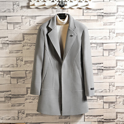 

Toponeto Mens Autumn Winter Casual Coat Long Sleeved Large Size Lengthened Jacket