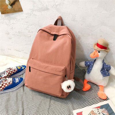 

Ins Wind bf Backpack Female Korean High School Students Joker Sensation Simple Campus Backpack Backpack