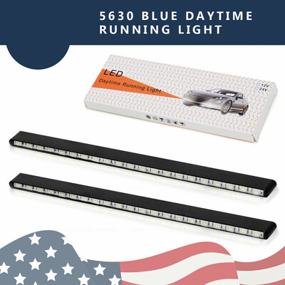 

2X Daytime Light Ice Blue 5630 21-SMD LED 12V Waterproof Car DRL Fog Driving