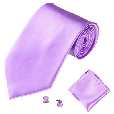 

Mens Fashion Solid Color Suits Ties Necktie Cufflinks Hanky Set Tuxedo Suit