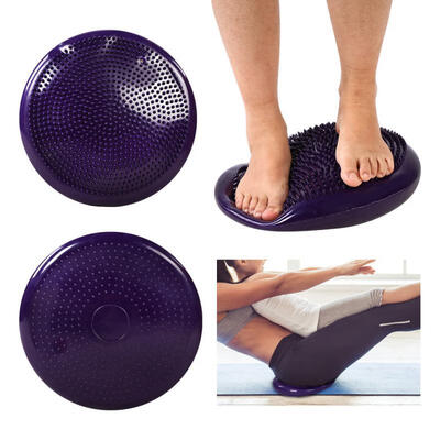

Greensen Yoga Balance Pad Soft Cushion Thickened for Ankle Recovery with Pump Purple Color