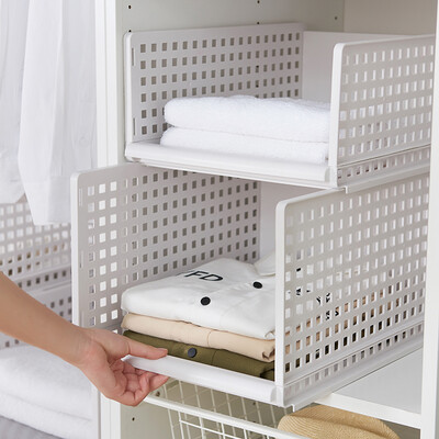

3 Storage Cubes Home Office DIY Plastic Rack Shelves Organizer Storage Cabinet