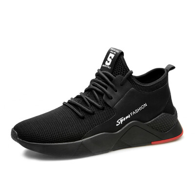 

Yi Chi EGCHI Sports Casual Mens Mesh Slow Running Outdoor Mens Shoes 78123 Black 41