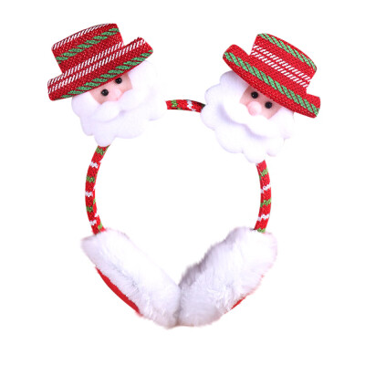 

Tailored Christmas Santa Snowman Deer Bear Earmuffs Headband Ear Warmers Kid Adult GIFT