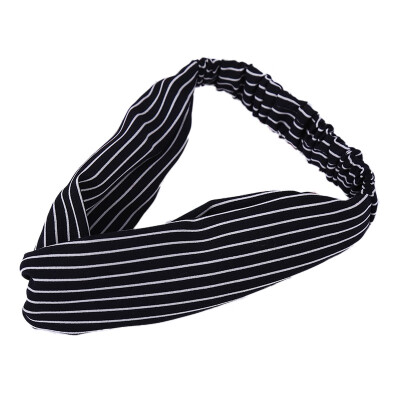 

1pc Hair Accessories Headband Striped Headbands Girl Trendy Women Apparel Accessories Cotton Fabric Headwear