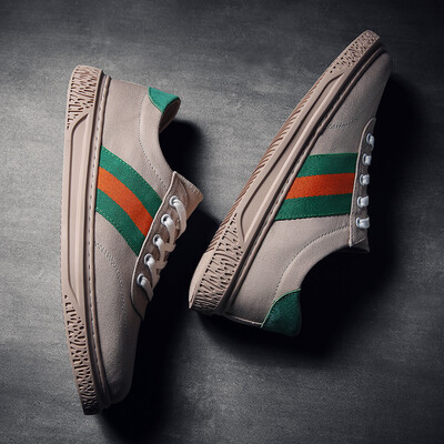 

Social spirit guy summer breathable canvas shoes skateboard shoes low to help shoes casual trend single shoes