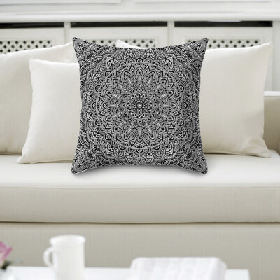 

45x45cm Square Throw Pillow Covers Datura flowers Pillow Cover Cushion Cover Pillow CoverZippered Pillow Encasement