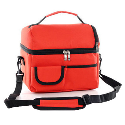 

Portable Thermal Insulated Lunch Bag Cooler Box Bento Pouch Storage Container
