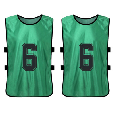 

6 PCS Adults Basketball Pinnies Quick Drying Basketball Jerseys Soccer Football Team Scrimmage Practice Vest