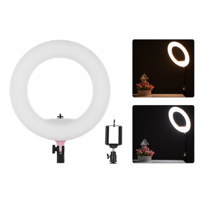 

LED Ring Light 192 Pieces LEDs Anchor Live Light 3200K to 5500K Color Temperature 38W Power Ring Video Lamp for Makeup Camera Phon