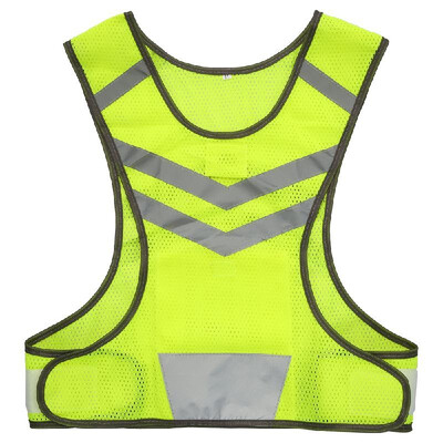 

Outdoor Sports Running Reflective Vest Adjustable Lightweight Mesh Safety Gear for Women Men Jogging Cycling Walking