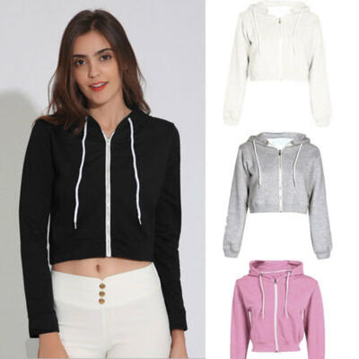 

Womens Hoodie Sweatshirt Long Sleeve Sweater Blouse Jumper Pullover Tops Coat
