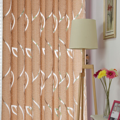 

JPGIF 1 PCS Vines Leaves Tulle Door Window Curtain Drape Panel Sheer Scarf Valances