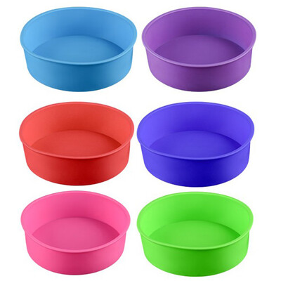 

Silica Gel Circular Cake Baking Pan 6 Inch Cake Mold Household Oven Does Not Touch Baking Pastry Tools Cooking Tools