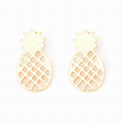 

Fashion Best Friend Gift Minimalist Decoration Tiny Cute Pineapple Stud Earrings For Women Men Jewelry