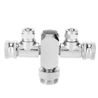 

Greensen 2-Way Distributor Aquarium CO2 Splitter Needle Valve Solenoid Regulator