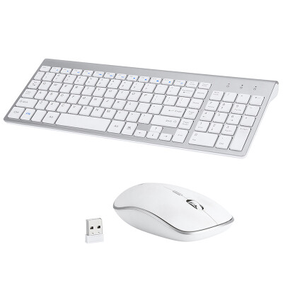 

24G Ultra-thin Silent Wireless Keyboard Mouse Set