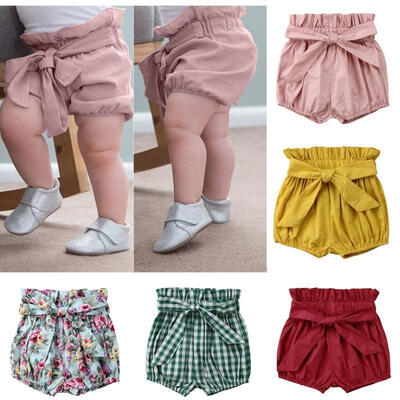 

Newborn Baby Kids Girl Summer Short Pants Bottoms Bloomers Panties 0-6T