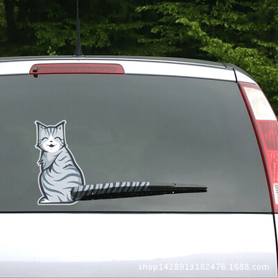 

〖Follure〗Car Sticker Animal Cat Dog Emblem Body Window Decal Wall Decoration