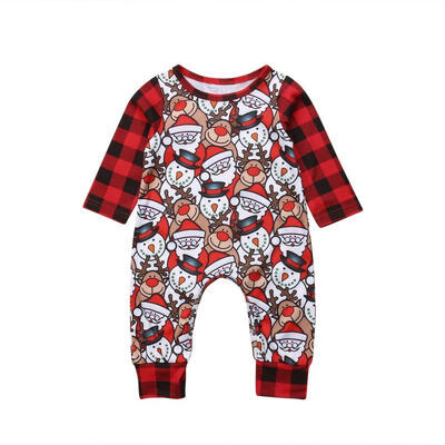 

Newborn Baby Boys Girl Rompers Snowman Playsuit Jumpsuit Outfit Clothes Bodysuit