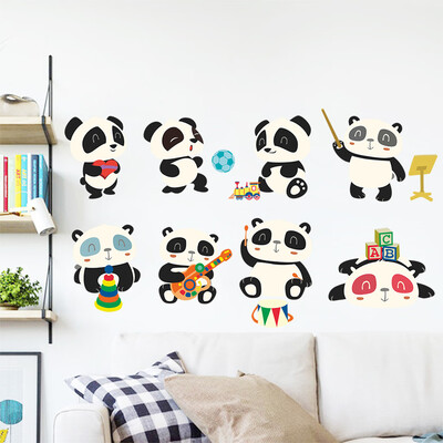 

〖Follure〗Removable Vinyl Decal Art Mural Cartoon PandaHome Living Room Decor Wall Sticker