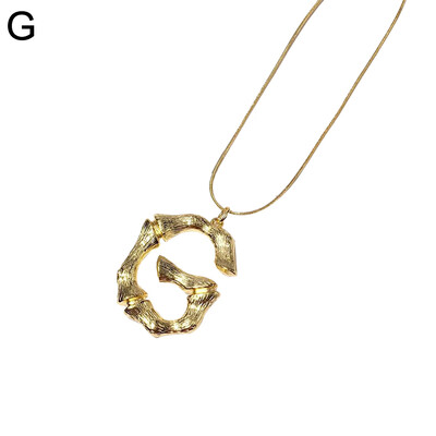 

Large A to Z 26 Letters Pendant Necklace Women Fashion Statement Jewelry Gifts