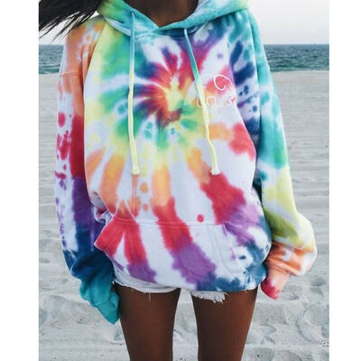 

Women Hoodie Drawstring Sweatshirt Winter Ladies Baggy Hooded Jumper Coat Pocket