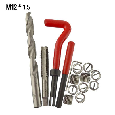 

15Pcs Metric Thread Repair Insert Kit M5 M6 M8 M10 M12 M14 Helicoil Car Pro Coil Tool M14 15