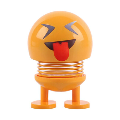 

Shaking Head Toys Car Dashboard Decor Cute Cartoon Funny Emoji Wobble Head Robot car decoration car accessories interior