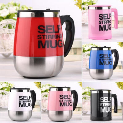 

Stainless Steel Self Stirring Mug Auto Mixing Drink Tea Coffee Cup Home