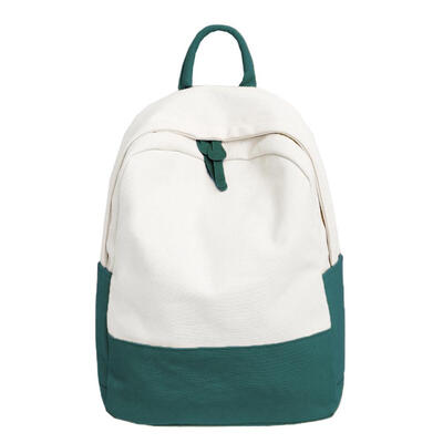 

Casual Women Girls Patchwork Canvas Backpack Travel Shoulder School Handbag