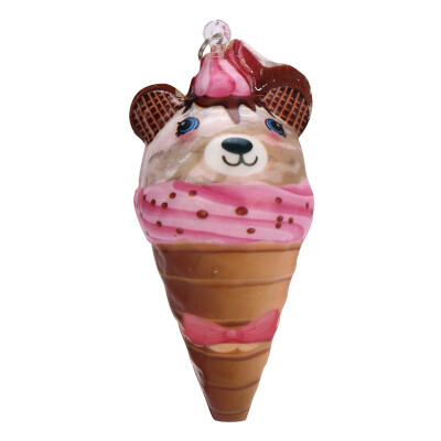 

Gotoamei Ice Cream Bear Pendant Scented Charm Slow Rising Collection Stress Reliever Toys