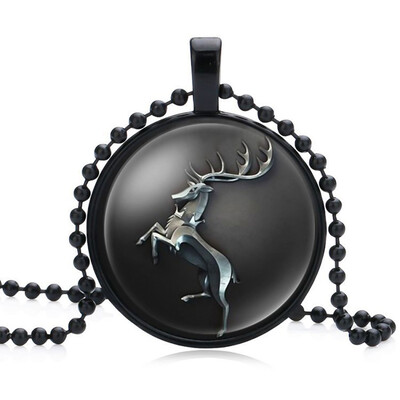 

1 pack Nine family totems Pendant Game of Thrones Necklace Geek Jewelry Girl Gift Birthday Gifts