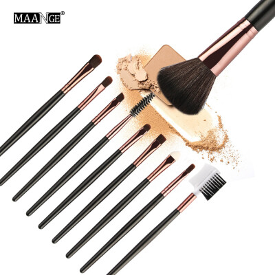 

Toponeto 10pcs Cosmetic Makeup Brush Blusher Eye Shadow Brushes Set Kit New